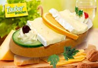 TAUBER Brötchen mit Brie-Käse